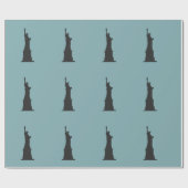 Lady Liberty Wrapping Paper Cadeaupapier (Vlak)