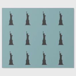 Lady Liberty Wrapping Paper Cadeaupapier