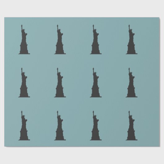 Lady Liberty Wrapping Paper Cadeaupapier (Vlak)