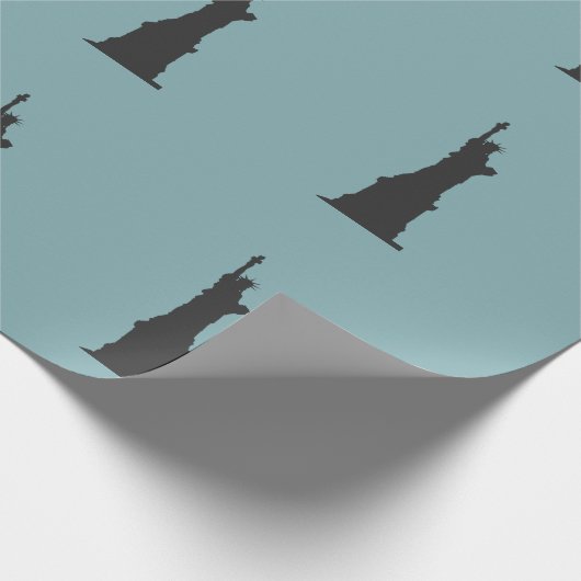 Lady Liberty Wrapping Paper Cadeaupapier (Hoek)