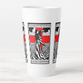 Lady Liberty WWI US Patriottisch Poster 1918 Latte Mok (Voorkant)