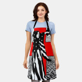 Lady Liberty WWI US Patriottisch Poster 1918 Schort (Gedragen)