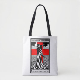 Lady Liberty WWI US Patriottisch Poster 1918 Tote Bag