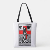Lady Liberty WWI US Patriottisch Poster 1918 Tote Bag (Achterkant)