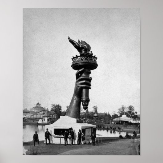 Lady Liberty's Hand and and Torch Poster (Voorkant)