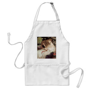 Lady Lilith by Rossetti, Vintage Victorian Portait Standaard Schort