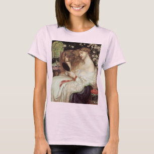 Lady Lilith by Rossetti, Vintage Victorian Portait T-shirt