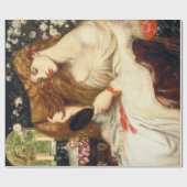 Lady Lilith (Verbluffende schoonheid met Long Red Cadeaupapier (Vlak)