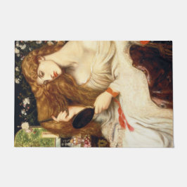 Lady Lilith (Verbluffende schoonheid met Long Red  Deurmat