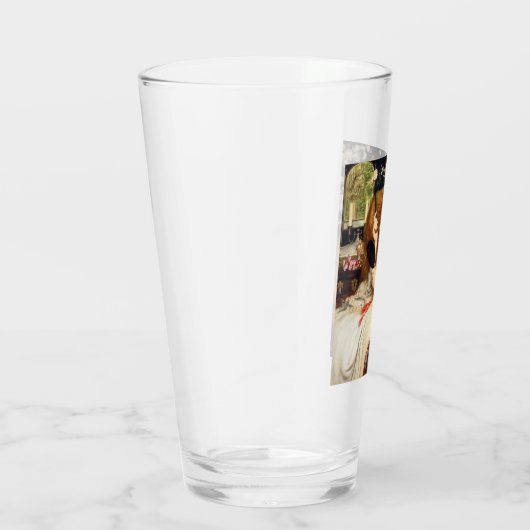 Lady Lilith (Verbluffende schoonheid met Long Red Glas (Rechts)