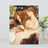 Lady Lilith (Verbluffende schoonheid met Long Red  Kaart (Staand voorkant)