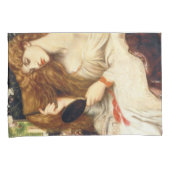 Lady Lilith (Verbluffende schoonheid met Long Red  Kussensloop (Voorkant-Rechts)