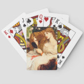 Lady Lilith (Verbluffende schoonheid met Long Red  Pokerkaarten (Achterkant)