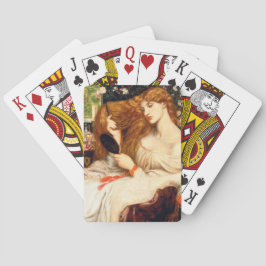 Lady Lilith (Verbluffende schoonheid met Long Red  Pokerkaarten