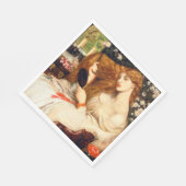 Lady Lilith (Verbluffende schoonheid met Long Red  Servet (Hoek)