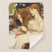 Lady Lilith (Verbluffende schoonheid met Long Red  Sherpa Deken (Voorkant)
