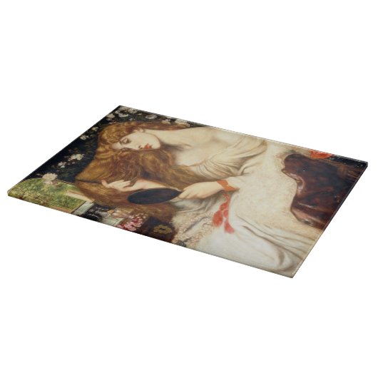 Lady Lilith (Verbluffende schoonheid met Long Red  Snijplank (Hoek)