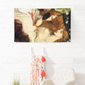 Lady Lilith (Verbluffende schoonheid met Long Red  Spandoek (Insitu)