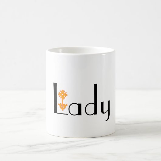Lady Logo Koffiemok (Center)