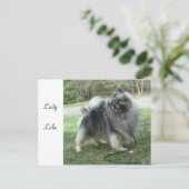 Lady Lola Postcard Briefkaart (Staand voorkant)