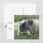 Lady Lola Postcard Briefkaart (Voorkant / Achterkant)