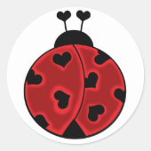 Lady Love Bug Stickers (Voorkant)