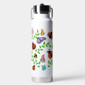 Lady Lovebug en Vlinders Waterfles (Voorkant)