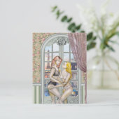 Lady Lovers Art Briefkaart (Staand voorkant)