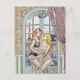 Lady Lovers Art Briefkaart