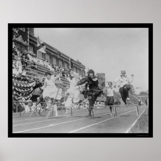 Lady Low Hurdle Race in Washington, DC 1922 Poster (Voorkant)