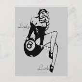 Lady Luck Briefkaart (Voorkant)