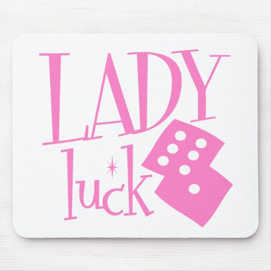 Lady Luck Dice Muismat (Voorkant)
