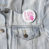 Lady Luck Dice Ronde Button 5,7 Cm (In situ)