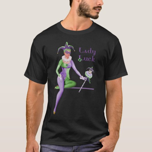 Lady Luck Harlequin T-shirt (Voorkant)