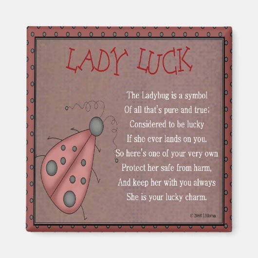 Lady Luck Magneet (Voorkant)