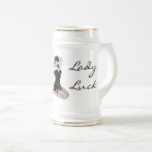 Lady Luck Poker Stein Bierpul (Voorkant rechts)