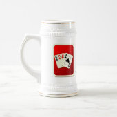 Lady Luck Poker Stein Bierpul (Links)