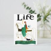 "LADY LUCK" RIDING HORSE BRIEFKAART (Staand voorkant)