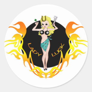 Lady Luck Stickers