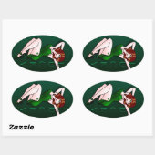 Lady Luck Stickers Lucky Charm Pin-up Sticker (Vel)