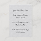 Lady Luck Visitekaartje (Achterkant)