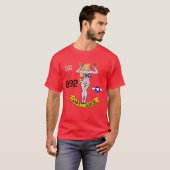 Lady Luck WWII Nose Art T-shirt (Voorkant volledig)