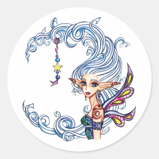 Lady Luna Fairy Stickers (Voorkant)