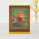 Lady Lunete wenskaart Kaart (Gele Bloem)