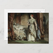 Lady Macbeth, 1850 Briefkaart (Voorkant / Achterkant)