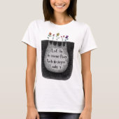Lady Macbeth citeert Shakespeare Literary Graphic T-shirt (Voorkant)