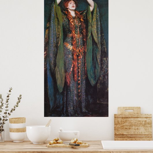 Lady Macbeth, door John Singer Sargent Poster (Keuken)