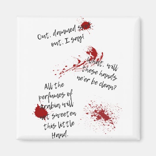 Lady Macbeth Magnet (Voorkant)