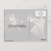 Lady Macbeth ontvangt Daggers van Johann Fuseli Briefkaart (Achterkant)