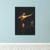 Lady Macbeth Sleepwalk, 1783 (olie op doek) Canvas Afdruk (Insitu (Houten vloer))